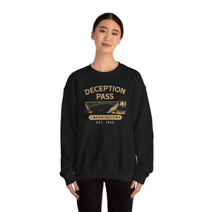 Deception Pass Washington Gildan Unisex Crewneck Sweatshirt