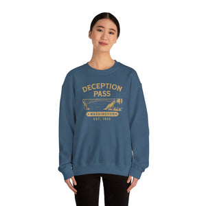 Deception Pass Washington Gildan Unisex Crewneck Sweatshirt