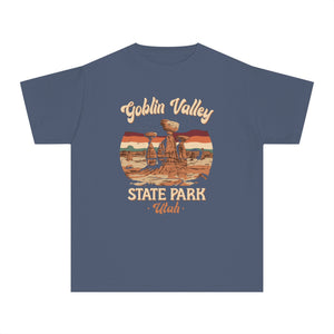 Goblin Valley State Park Utah Comfort Colors Youth Kids T-Shirt