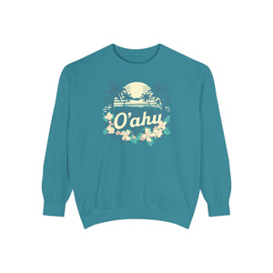 Oahu Hawaii Comfort Colors Unisex Sweatshirt