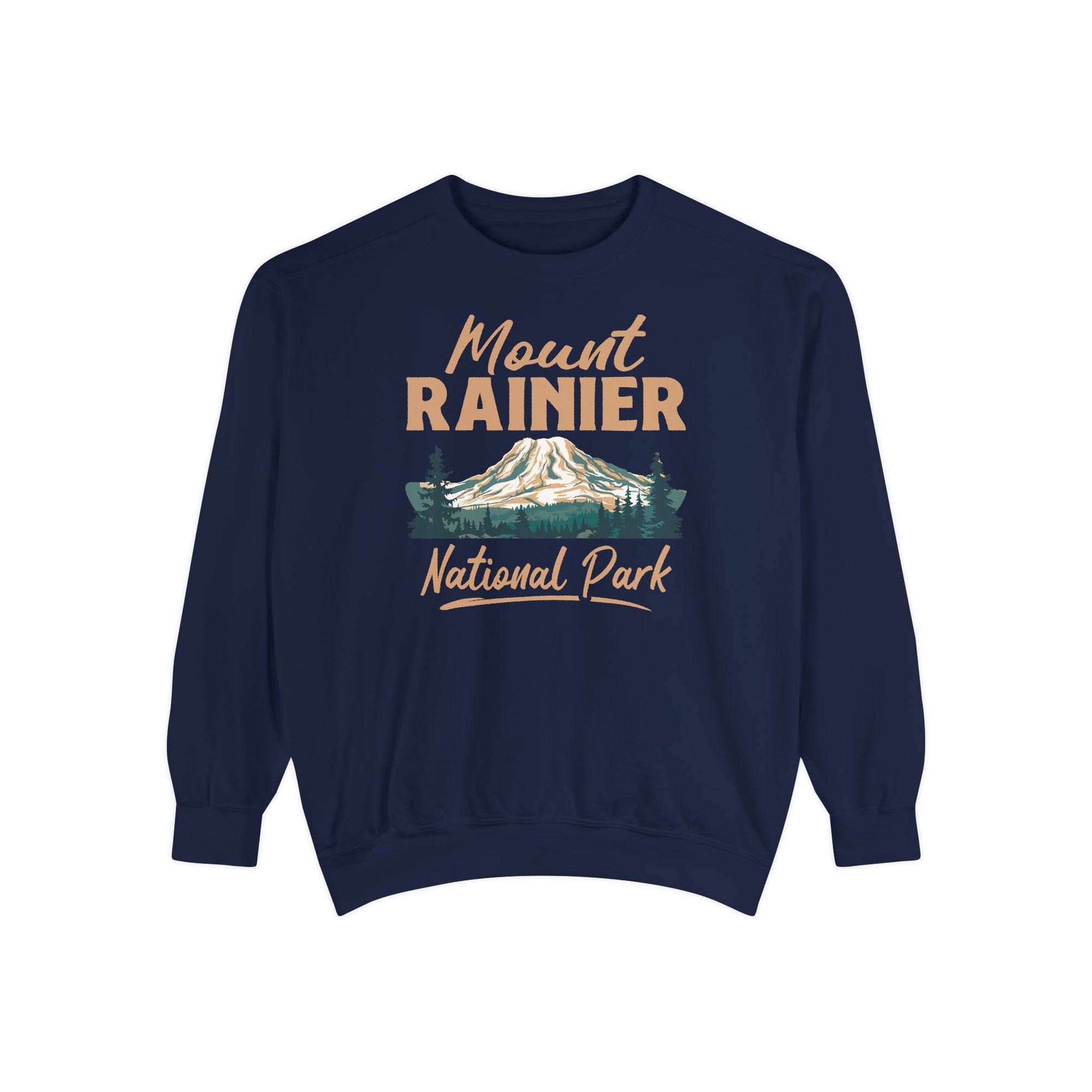 Mount Rainier National Park Washington Comfort Colors Unisex Sweatshirt