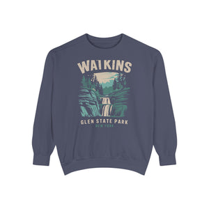 Watkins Glen State Park New York Comfort Colors Unisex Sweatshirt