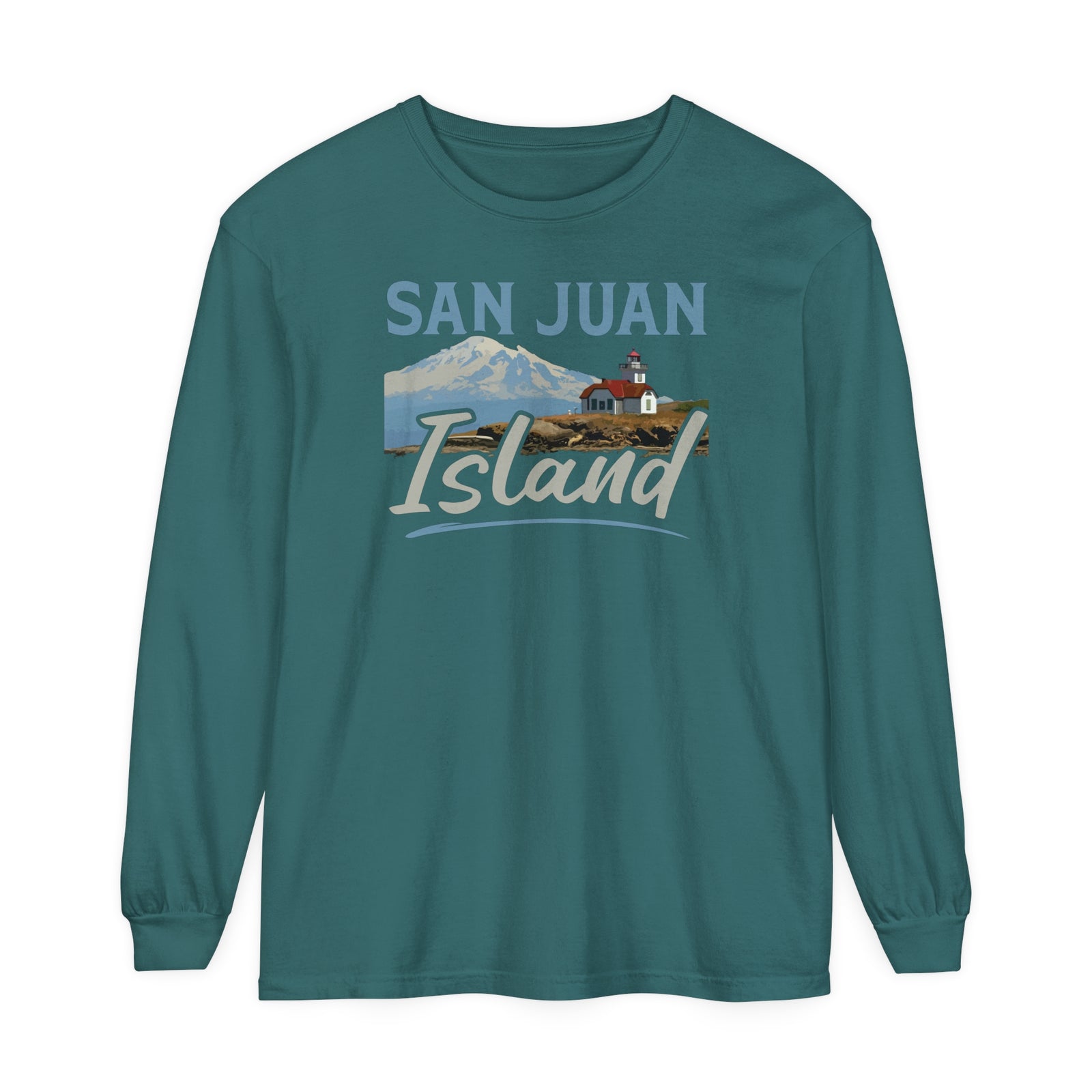 San Juan Island Washington Comfort Colors Unisex Long Sleeve T-Shirt