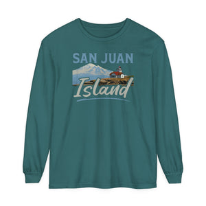 San Juan Island Washington Comfort Colors Unisex Long Sleeve T-Shirt