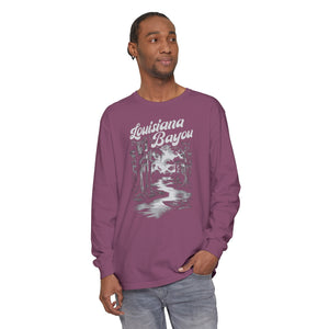 Louisiana Bayou Comfort Colors Unisex Long Sleeve T-Shirt
