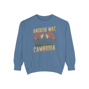 Angkor Wat Cambodia Comfort Colors Unisex Sweatshirt