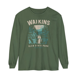 Watkins Glen State Park New York Comfort Colors Unisex Long Sleeve T-Shirt