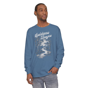 Louisiana Bayou Comfort Colors Unisex Long Sleeve T-Shirt