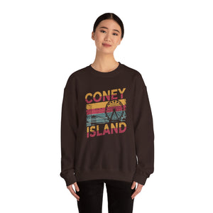 Coney Island New York Gildan Unisex Crewneck Sweatshirt