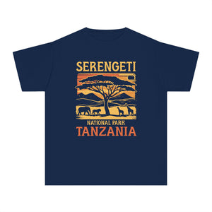 Serengeti Tanzania Comfort Colors Youth Kids T-Shirt