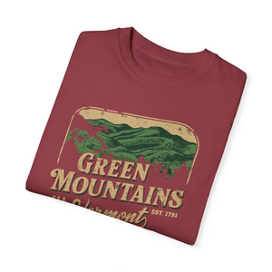 Green Mountains Vermont Comfort Colors Unisex T-Shirt