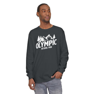Olympic National Park Washington Comfort Colors Unisex Long Sleeve T-Shirt