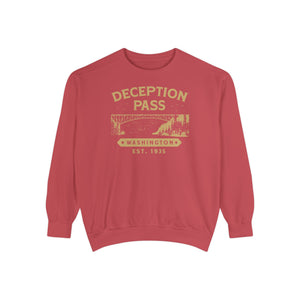 Deception Pass Washington Comfort Colors Unisex Sweatshirt