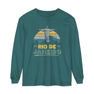 Rio de Janeiro Brazil Comfort Colors Unisex Long Sleeve T-Shirt