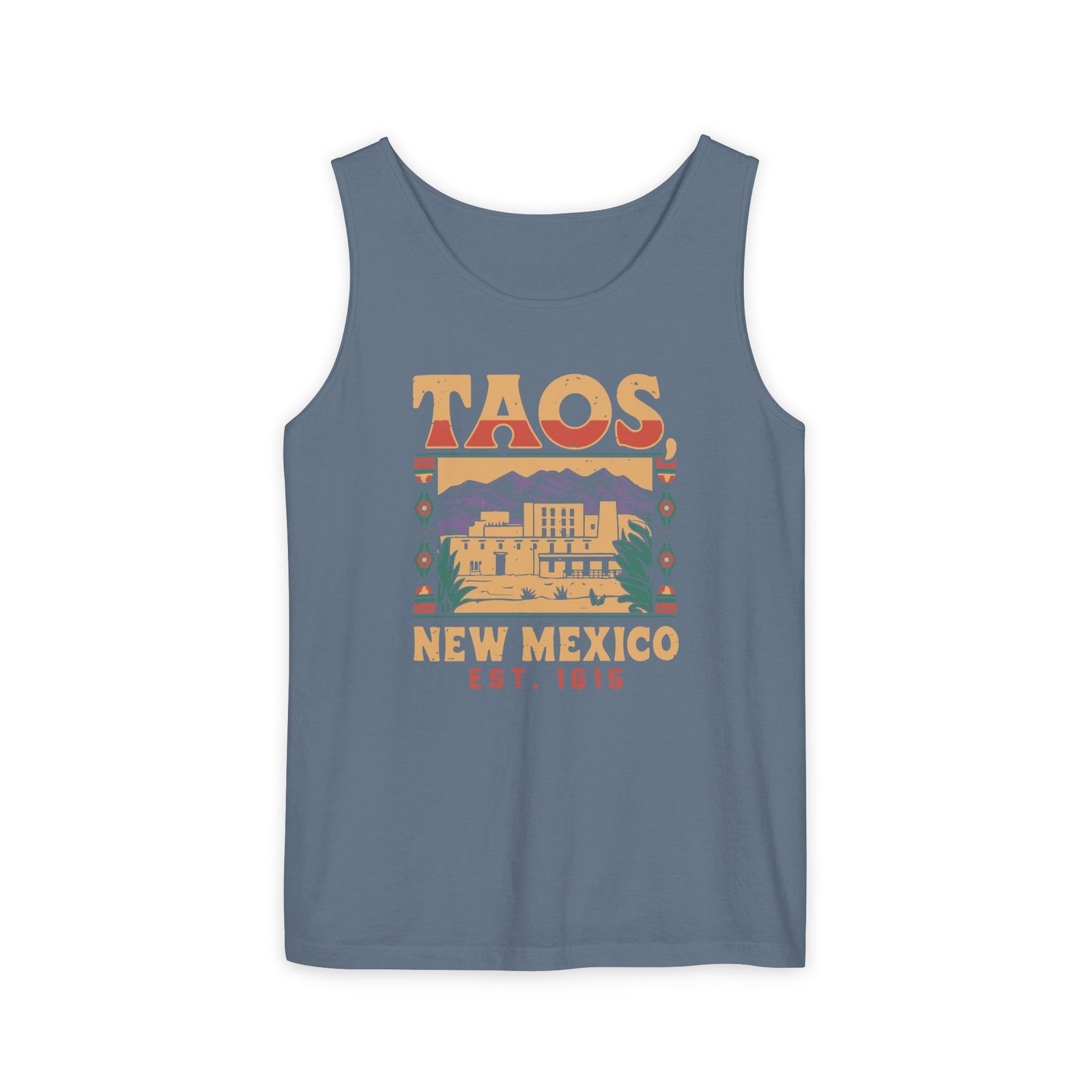 Taos New Mexico Comfort Colors Tank Top
