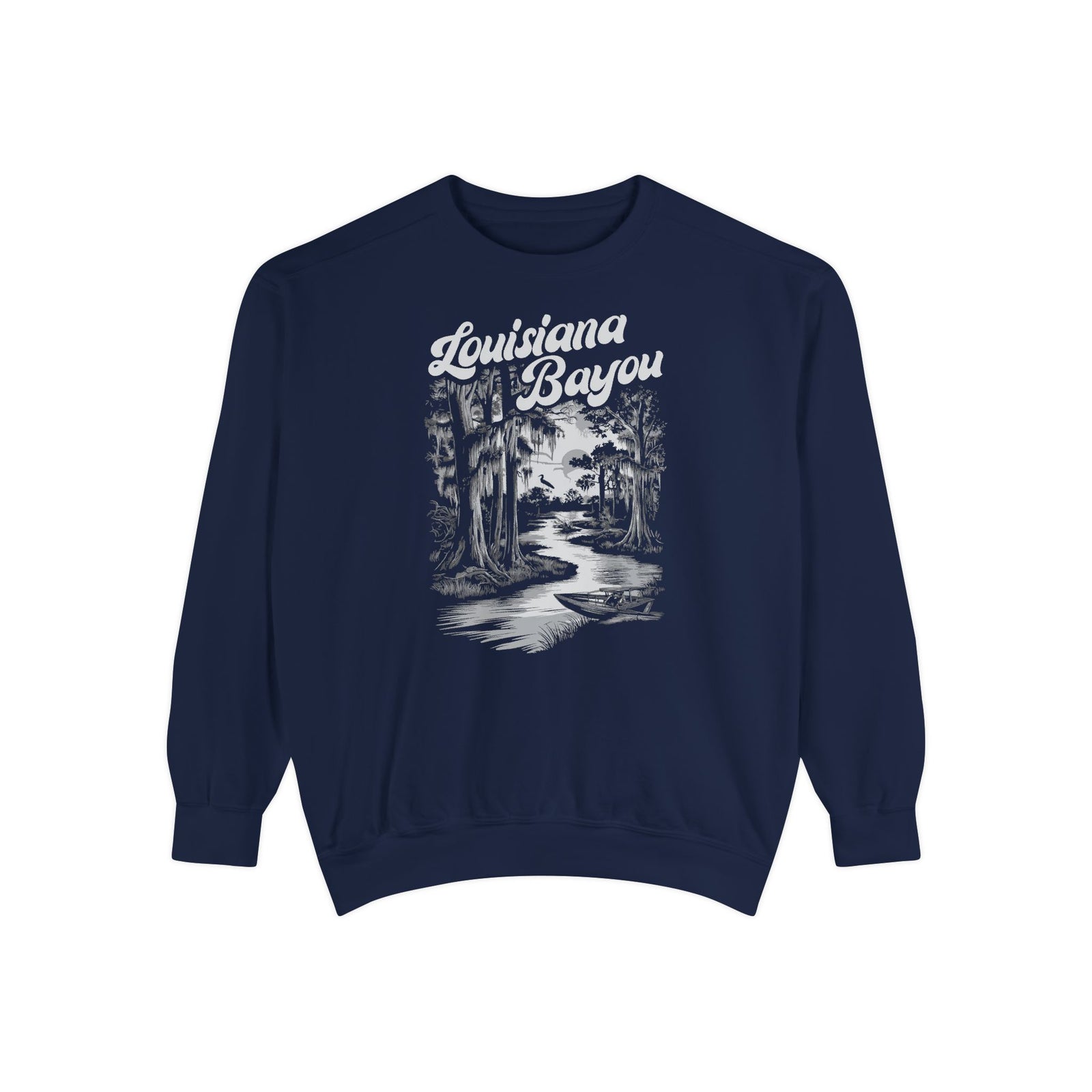 Louisiana Bayou Comfort Colors Unisex Sweatshirt