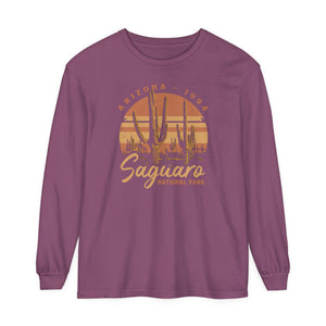 Saguaro National Park Arizona Comfort Colors Unisex Long Sleeve T-Shirt