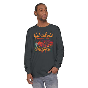 Haleakalā National Park Hawaii Comfort Colors Unisex Long Sleeve T-Shirt
