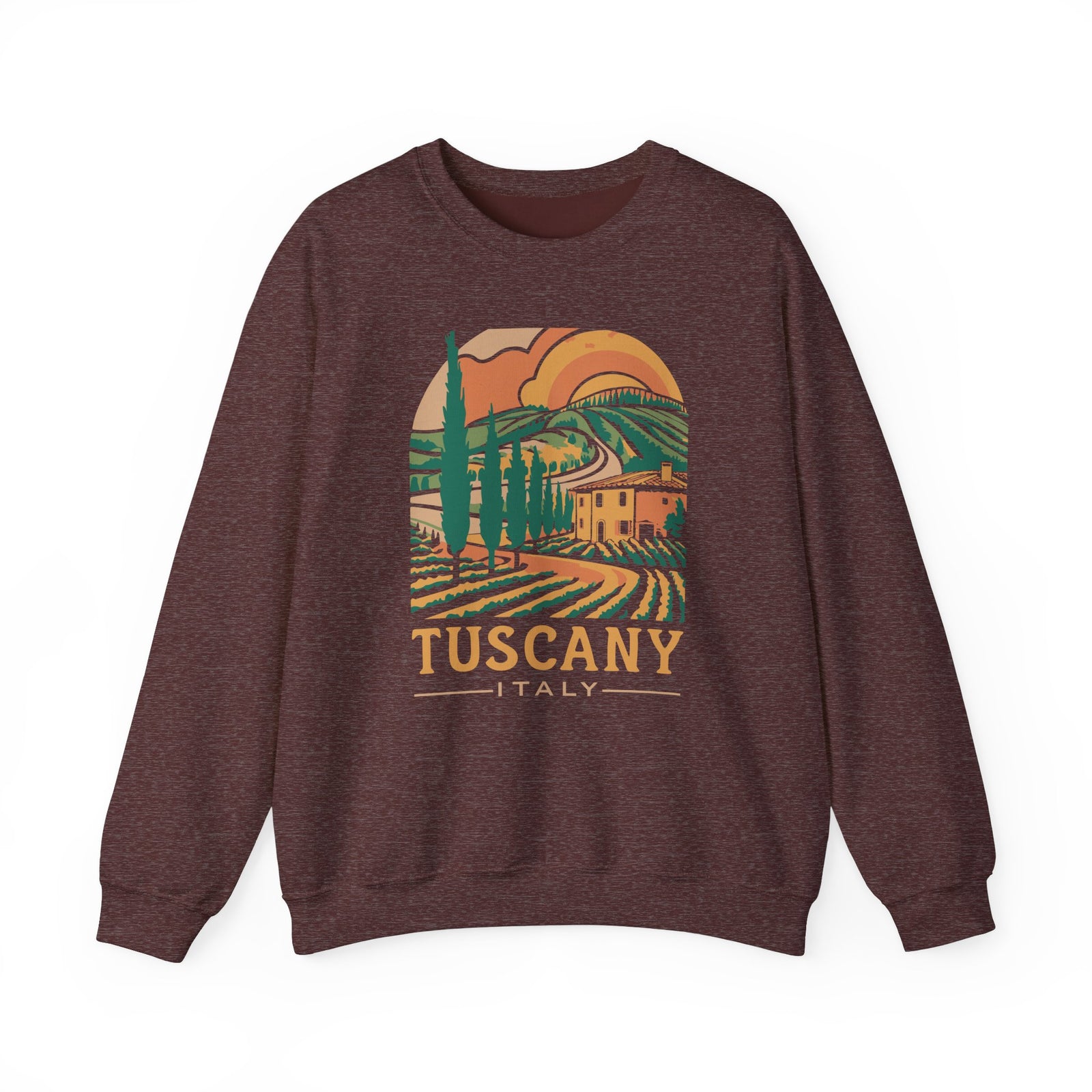 Tuscany Italy Gildan Unisex Crewneck Sweatshirt