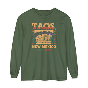 Taos New Mexico Comfort Colors Unisex Long Sleeve T-Shirt