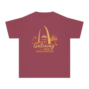 Gateway Arch National Park Missouri Comfort Colors Youth Kids T-Shirt