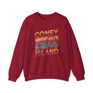 Coney Island New York Gildan Unisex Crewneck Sweatshirt
