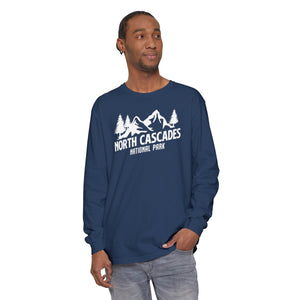 North Cascades National Park Washington Comfort Colors Unisex Long Sleeve T-Shirt