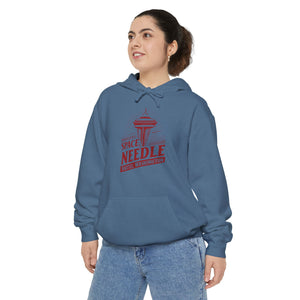 Space Needle Seattle Washington Comfort Colors Unisex Hoodie
