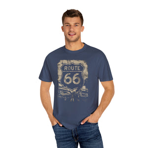 Route 66 USA Comfort Colors Unisex T-Shirt