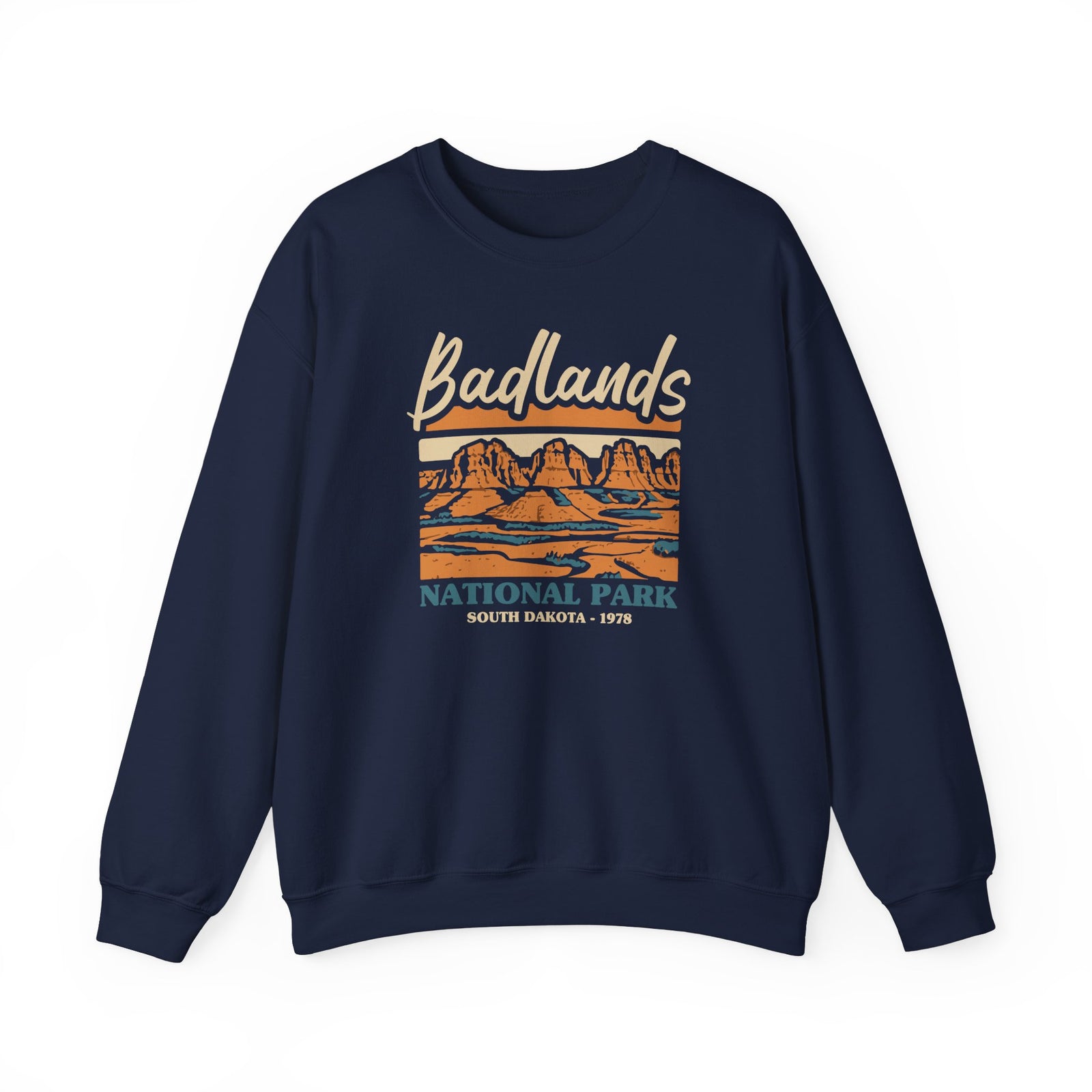 Badlands National Park South Dakota Gildan Unisex Crewneck Sweatshirt