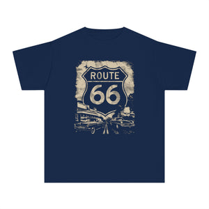 Route 66 USA Comfort Colors Youth Kids T-Shirt