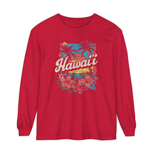 Hawaii Comfort Colors Unisex Long Sleeve T-Shirt