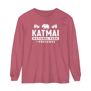 Katmai National Park Alaska Comfort Colors Unisex Long Sleeve T-Shirt