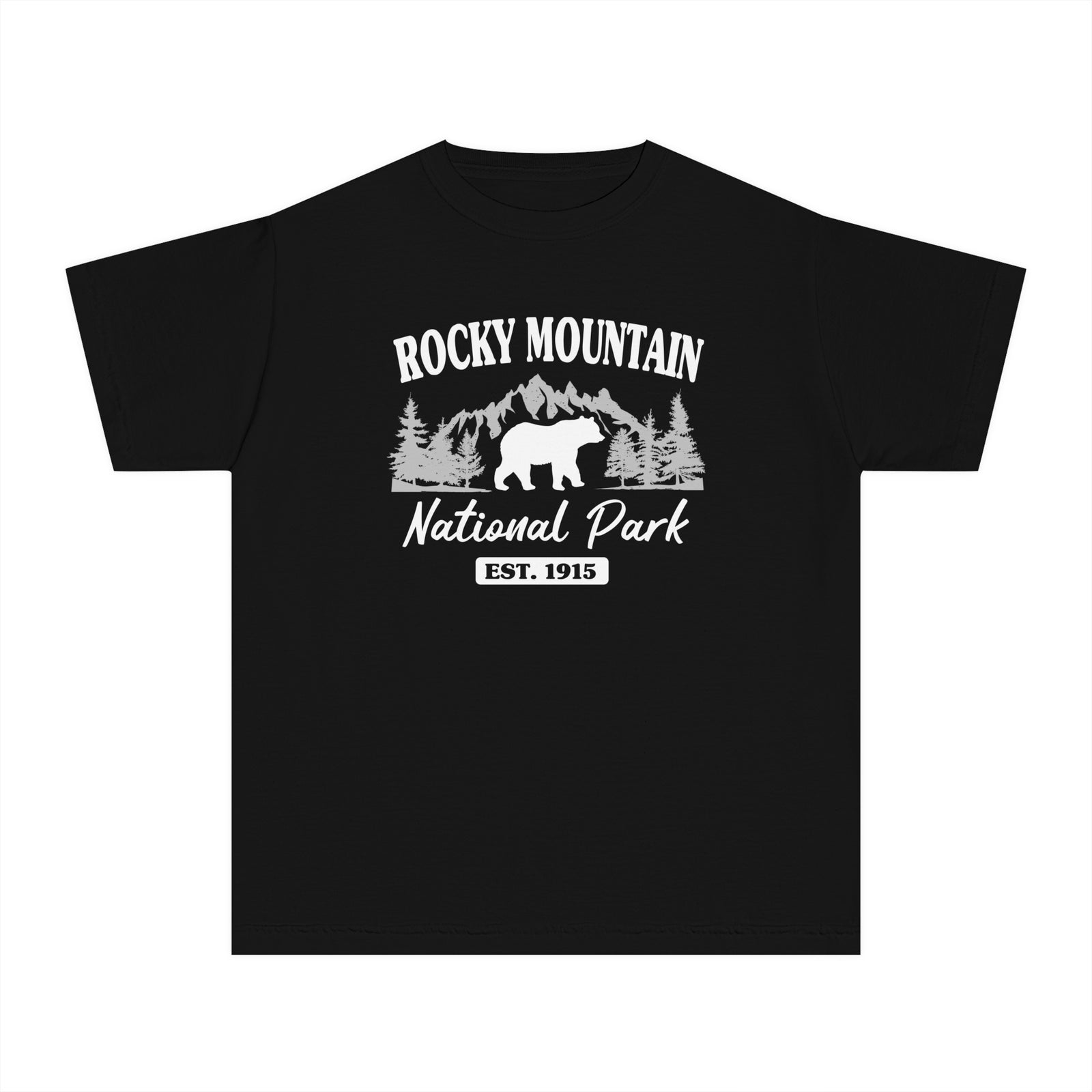 Rocky Mountain National Park Colorado Comfort Colors Youth Kids T-Shirt