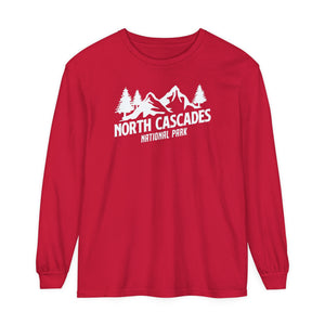 North Cascades National Park Washington Comfort Colors Unisex Long Sleeve T-Shirt