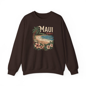 Maui Hawaii Gildan Unisex Crewneck Sweatshirt