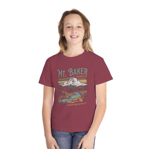 Mount Baker Washington Comfort Colors Youth Kids T-Shirt