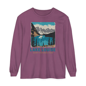 Lake Louise Banff National Park Alberta Comfort Colors Unisex Long Sleeve T-Shirt