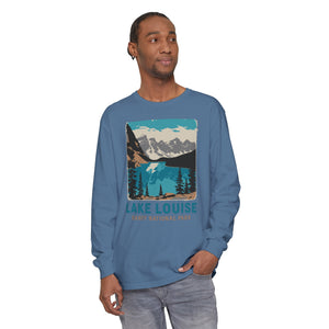 Lake Louise Banff National Park Alberta Comfort Colors Unisex Long Sleeve T-Shirt