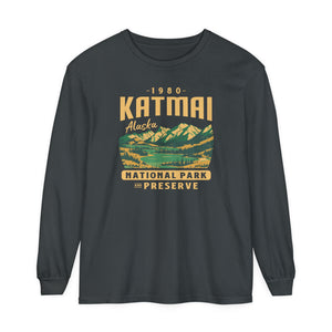 Katmai National Park Alaska Comfort Colors Unisex Long Sleeve T-Shirt
