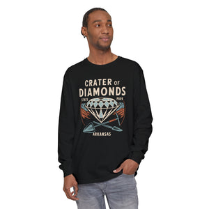 Crater of Diamonds State Park Arkansas Comfort Colors Unisex Long Sleeve T-Shirt