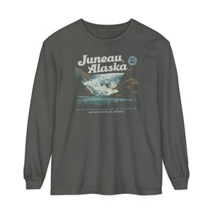 Juneau Alaska Comfort Colors Unisex Long Sleeve T-Shirt