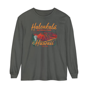 Haleakalā National Park Hawaii Comfort Colors Unisex Long Sleeve T-Shirt