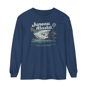 Juneau Alaska Comfort Colors Unisex Long Sleeve T-Shirt