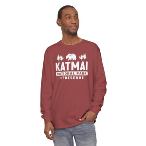 Katmai National Park Alaska Comfort Colors Unisex Long Sleeve T-Shirt