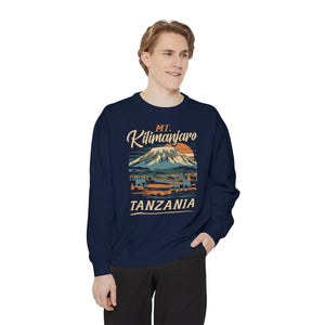 Mount Kilimanjaro Tanzania Comfort Colors Unisex Sweatshirt