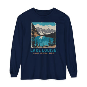 Lake Louise Banff National Park Alberta Comfort Colors Unisex Long Sleeve T-Shirt