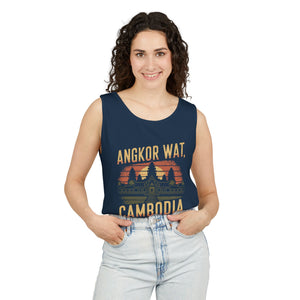 Angkor Wat Cambodia Comfort Colors Tank Top
