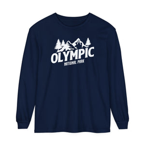 Olympic National Park Washington Comfort Colors Unisex Long Sleeve T-Shirt