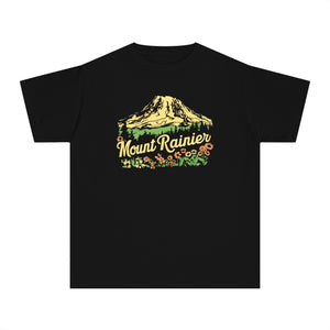 Mount Rainier Washington Comfort Colors Youth Kids T-Shirt